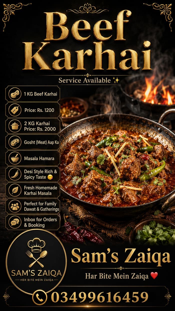 Beef Karhai