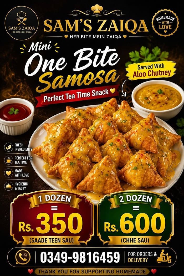 Mini One Bite Samosa