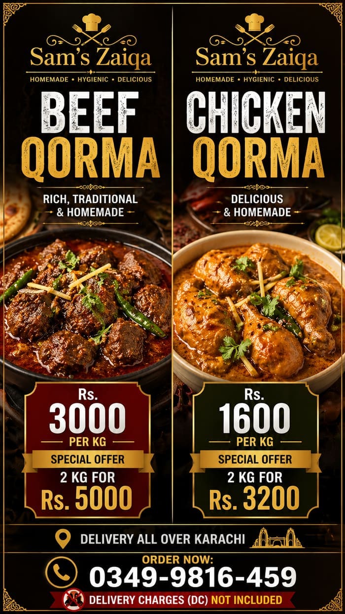 Beef and Chicken Qorma