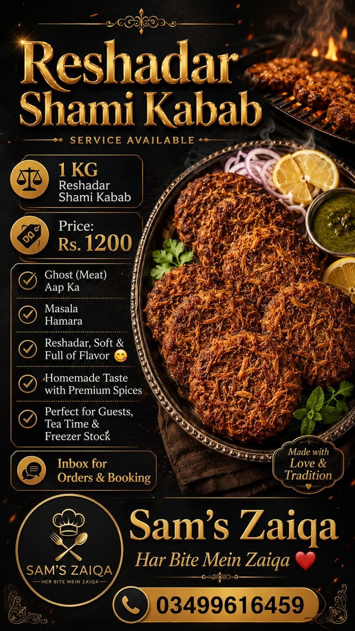 Reshadar Shami Kabab