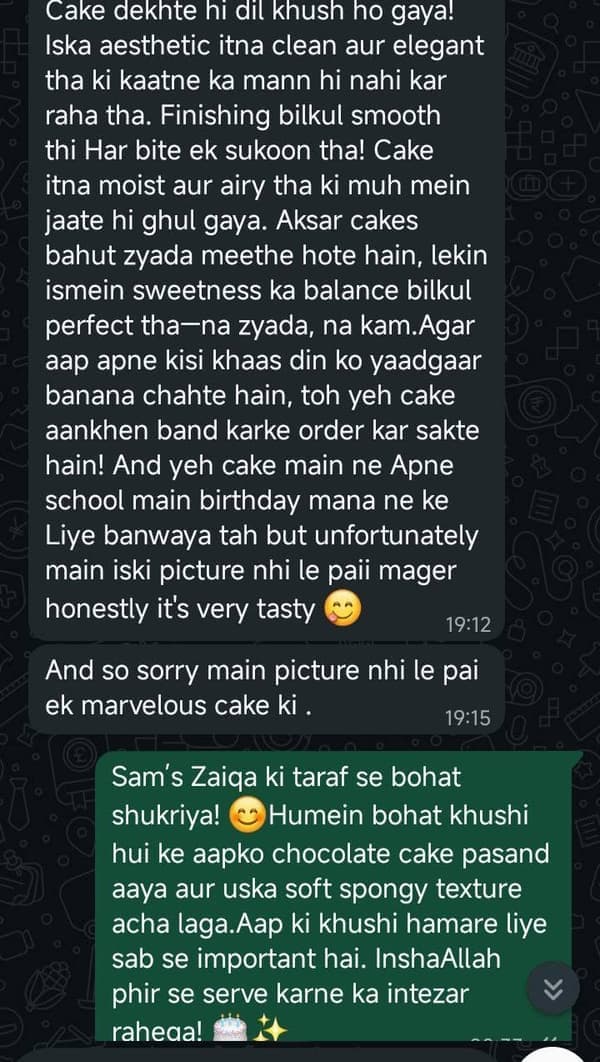 Customer review 15